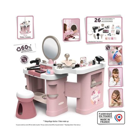 NW NessiWorld My Beauty Center Makyaj Oyun Seti (Made in France, 60% Recycled Material)