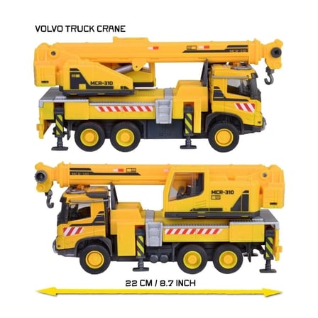 Majorete Volvo FMX Model Araba Kramlı Kamyon Sarı Metal