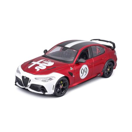 NW NessiWorld Alfa Romeo Giulia GTAm Model Araba Kırmızı Beyaz 1:18 Ölçek