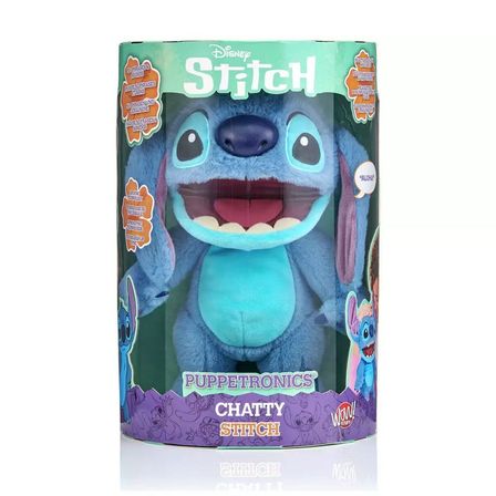 NessiWorld Disney Stitch 30 cm Elektronik Karakter Figürü Peluş Mavi