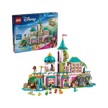 NW NessiWorld Lego Yapı Oyuncakları Prenses Şatosu ve Kraliyet Hayvanları Pembe - Yeşil 787 Parça 6 Yaş Plastik Çocuk