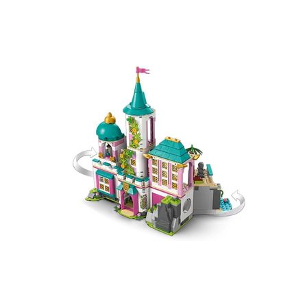 NW NessiWorld Lego Yapı Oyuncakları Prenses Şatosu ve Kraliyet Hayvanları Pembe - Yeşil 787 Parça 6 Yaş Plastik Çocuk