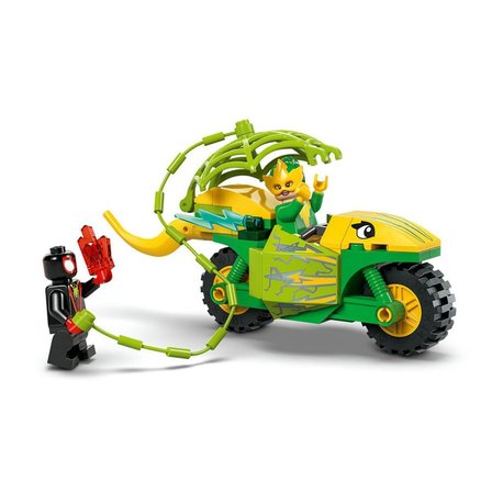 NW NessiWorld Lego Marvel Spidey Spin ve Electro Dinozor Aracı Takibi 124 Parça 4+ Yaş Yeşil Plastik