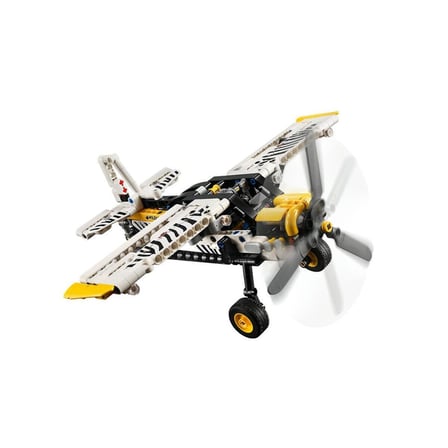 NW NessiWorld Lego Technic Arazi Uçağı 42198 Beyaz Siyah Sarı 333 Parça +8 Yaş