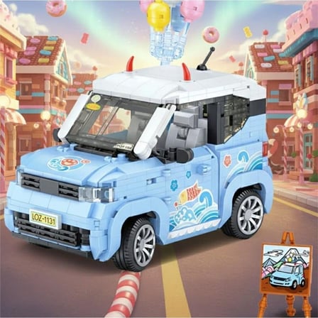 LZ-1131 LOZ BALON ARABASI MAVİ 875 PARÇA BLOCK OYUNCAK