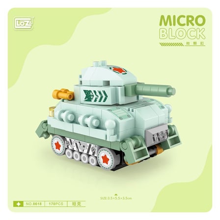 NW NessiWorld LOZ Micro Block Tank Yapım Seti LZ8618 170 Parça Eğitici Oyuncak