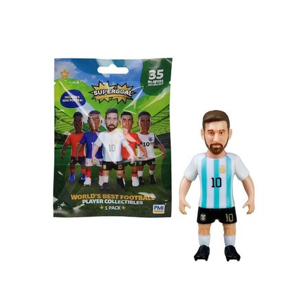 NW NessiWorld Supergoal Futbol Figür Koleksiyon Sürpriz Paket Plastik Çok Renkli