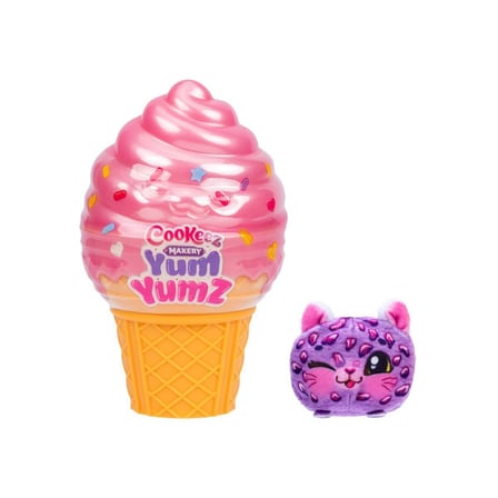 NW NessiWorld Cookeez Makery Yum Yumz Kokulu Peluş Karakter Figürü Sürpriz Dondurma