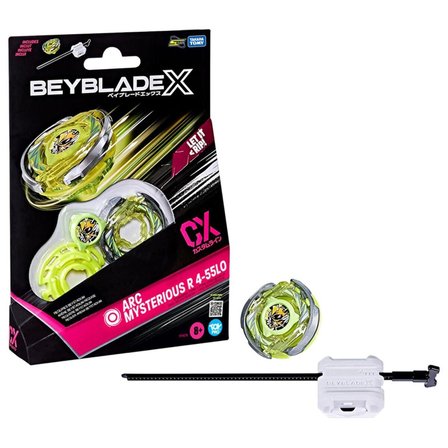 NW NessiWorld Beyblade X Arc Mysterious R 4-55LO Tekli Set Açık Sarı Oyuncak