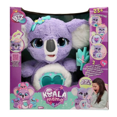 NessiWorld Koala Mama İnteraktif Peluş Oyuncak Mor