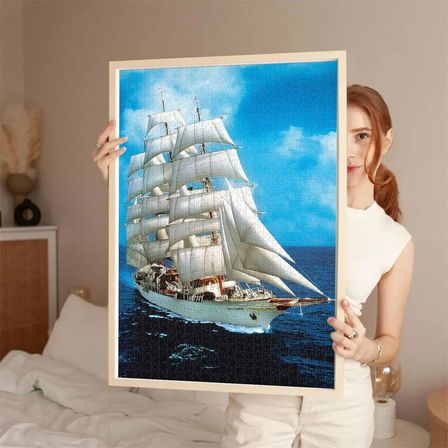 NW NessiWorld Sea Cloud Puzzle Gemiler 1000 Parça Çok Renkli Klasik Puzzle