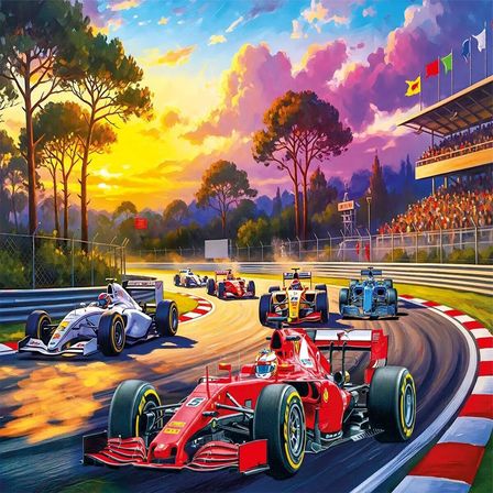 NW NessiWorld Formula Racing 100 Parça Puzzle Çok Renkli