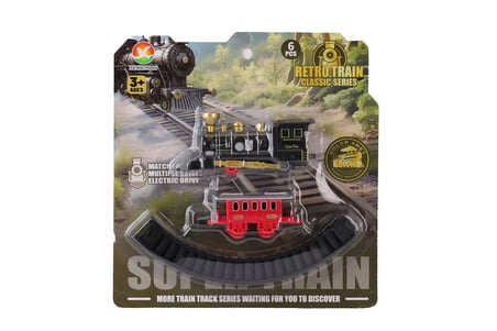 NW NessiWorld Retro Train Oyuncak Tren Çok Renkli Metal - Plastik
