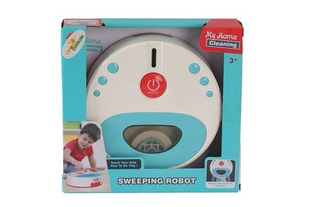 NW NessiWorld HJ606 Robot Süpürge Beyaz Pilli Oyuncak