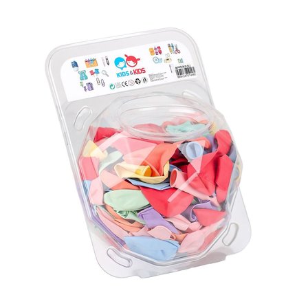 NW NessiWorld K-5043 Pastel Balon 200lü Karışık Renkli Parti Süsü