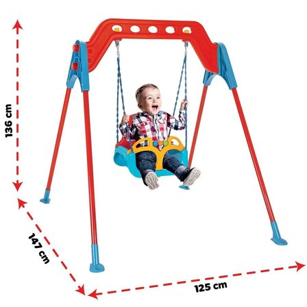 NW NessiWorld Samba Bebek Salıncak Çok Renkli A-Frame
