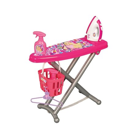 Barbie Ütü Masası Oyuncak Seti Pembe Aksesuarlı