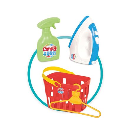 NessiWorld Candy Ütü Masası Seti Oyuncak 50x18x39 cm