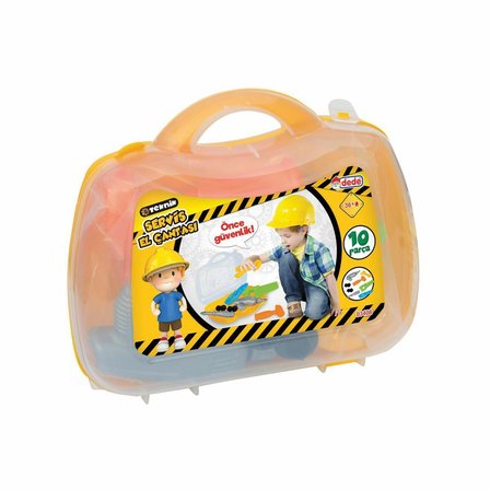 NW NessiWorld 03408 10 Parça Oyuncak Tamir Seti ve Alet Çantası