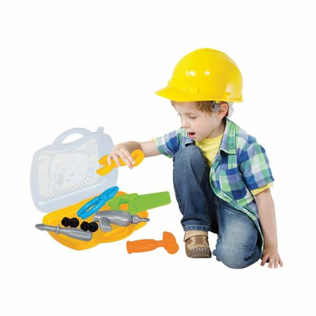 NW NessiWorld 03408 10 Parça Oyuncak Tamir Seti ve Alet Çantası