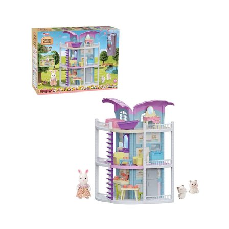 NW NessiWorld Doğa Ailesi Masal Evi Oyuncak Bebek Evi Çok Renkli