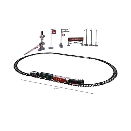 NW NessiWorld Klasik Model Tren Oyuncak Tren Seti Çok Renkli Metal - Plastik 23 Parça