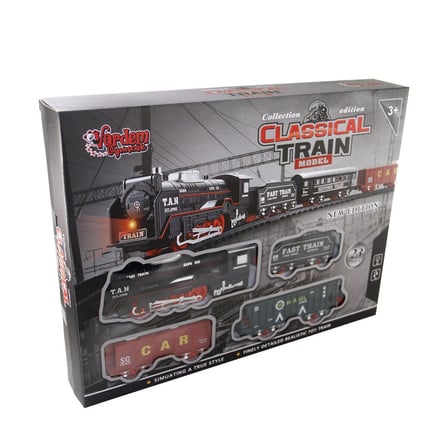 NW NessiWorld Klasik Model Tren Oyuncak Tren Seti Çok Renkli Metal - Plastik 23 Parça