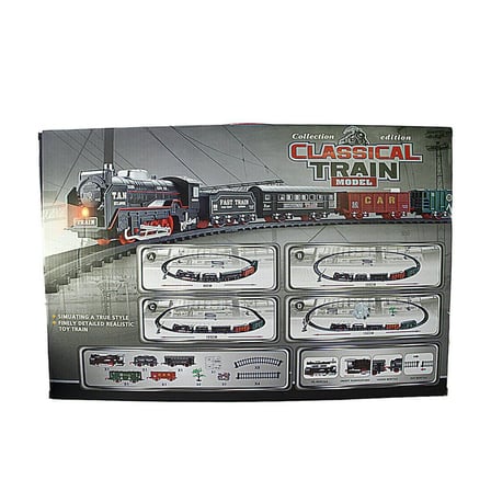 NW NessiWorld Klasik Model Oyuncak Tren Çok Renkli Metal - Plastik 26 Parça