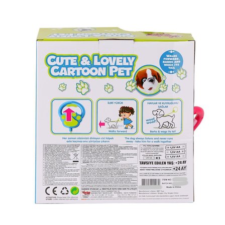 NW NessiWorld Yürüyen Tasmalı Peluş Köpek Pilli Hayvan Figürü