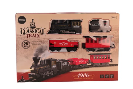 NW NessiWorld Klasik Tren Seti Buharlı Sesli Işıklı Çok Renkli Metal - Plastik