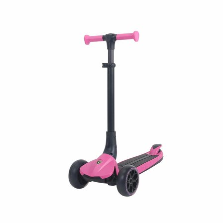 NW NessiWorld Çocuk Scooter Lamborghini L3-P Açık Pembe 3 Tekerlekli Işıklı Kolay Katlanır