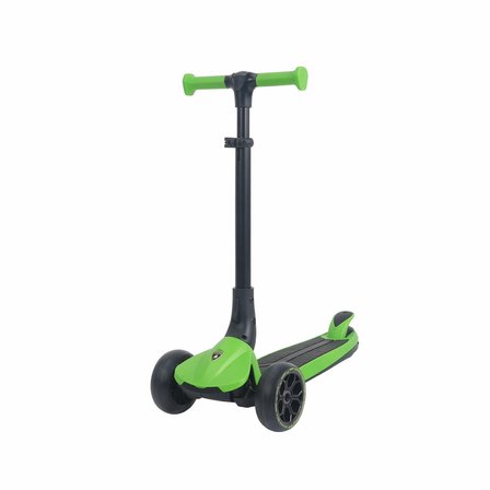 NW NessiWorld Lamborghini Lisanslı Çocuk Scooter Mint Yeşili Kolay Katlanır Işıklı 3 Tekerlekli