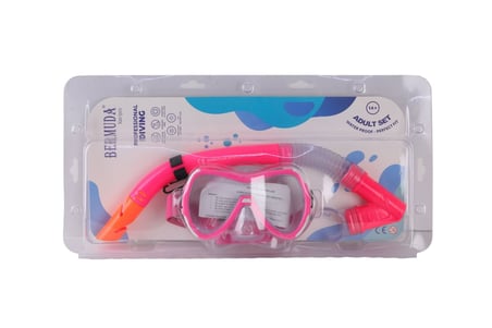 NW NessiWorld Dalış Gözlük Maske Şnorkel Set Çok Renkli Standart