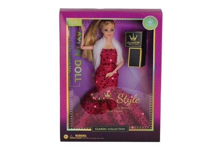NW NessiWorld Aylin Model Bebek Klasik Stil Pullu Şallı Plastik Kumaş Karışık Renkler