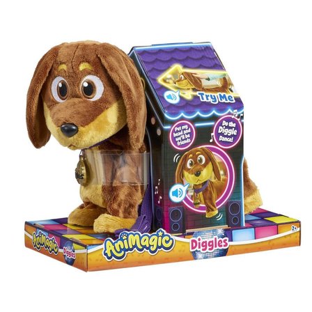 AniMagic Diggles Yürüyen Oyuncak Köpek Kahverengi