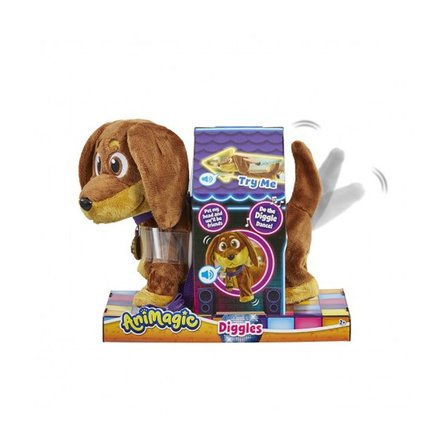 AniMagic Diggles Yürüyen Oyuncak Köpek Kahverengi