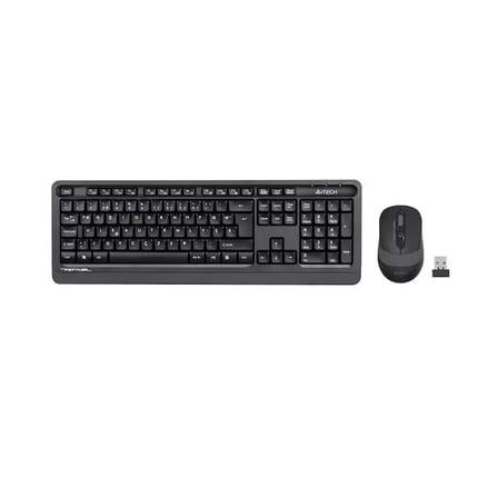 A4 Tech FG1010 Klavye Mouse Seti Gri Kablosuz 2.4 GHz
