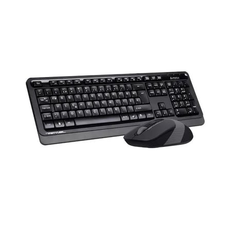 A4 Tech FG1010 Klavye Mouse Seti Gri Kablosuz 2.4 GHz