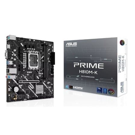 Asus Prime H810M-K Anakart DDR5 6400MT/S VGA HDMI M.2 MATX