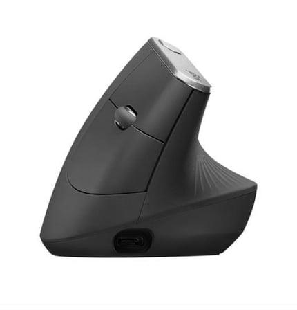 Logitech MX Vertical Dikey Ergonomik Kablosuz USB Mouse Siyah Sağ El