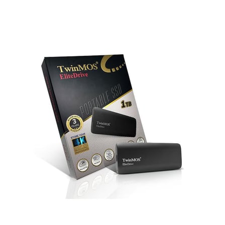 Twinmos Elite Drive 1 TB Taşınabilir SSD USB 3.2 Type-C