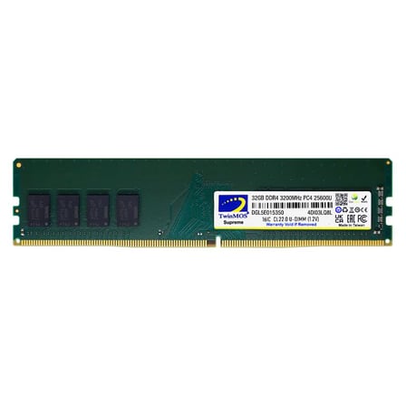 Twinmos Supreme 32 GB DDR4 3200MHz CL22 U-DIMM RAM Bellek