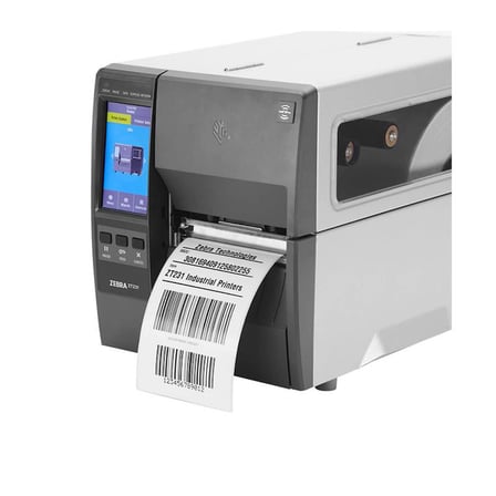 Zebra ZT231 Barkod Etiket Yazıcı 203DPI Termal Transfer USB Seri Ethernet Metal Kasa