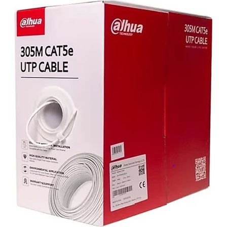 Dahua PFM922I-6UN-C Cat6 Network Kablosu 305 Metre 23AWG U/UTP Gri