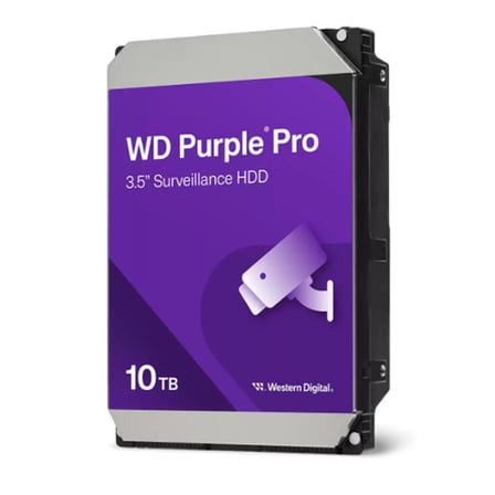 WD 10 TB Purple Pro Harddisk 3.5" SATA3 7200RPM 512MB 7/24 Güvenlik WD102PURP