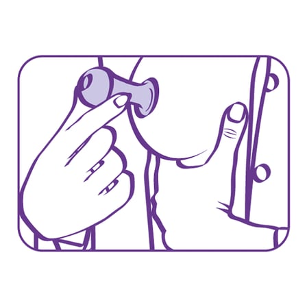 Urfakent Latch Assist Göğüs Ucu Çıkarıcı Lila