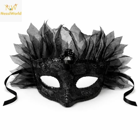 Urfakent Kostüm Siyah Yetişkin Unisex Maske