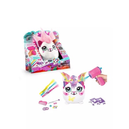 45541 SUN-CNL-HOBİ SET AIRBRUSH PLUSH HAIR IFFIC SQUISHY BO 2A
