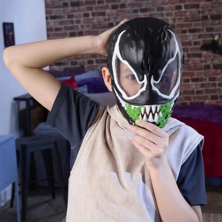 Sesli Karanlıkta Parlayan Venom Maske