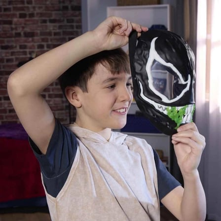Sesli Karanlıkta Parlayan Venom Maske